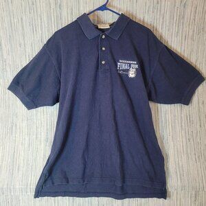 Vintage NCAA 1999 Final Four Connecticut Huskies Lee Sports Shirt Blue Size L